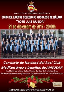 Concierto pro Amsudan en Club Mediterráneo Málaga, 21-12-2017